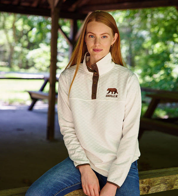 Newbury Street Lightweight Quilted Pullover - Women's