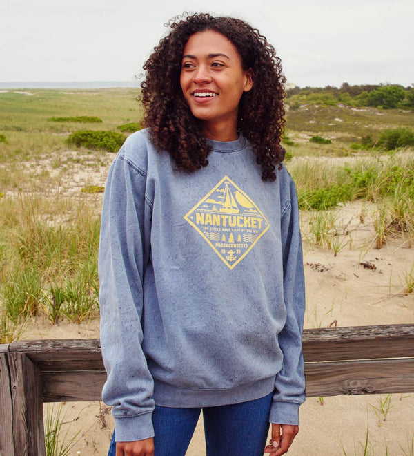 Beantown Salt Wash Fleece Crewneck