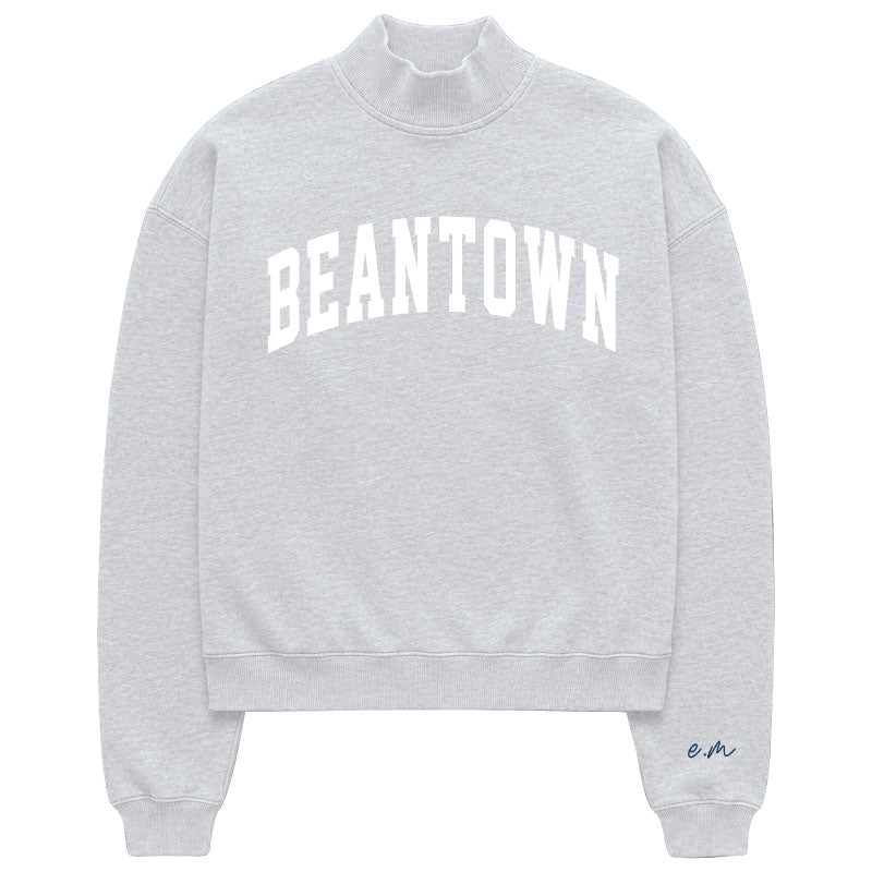 Beantown Mock Neck Sweatshirt