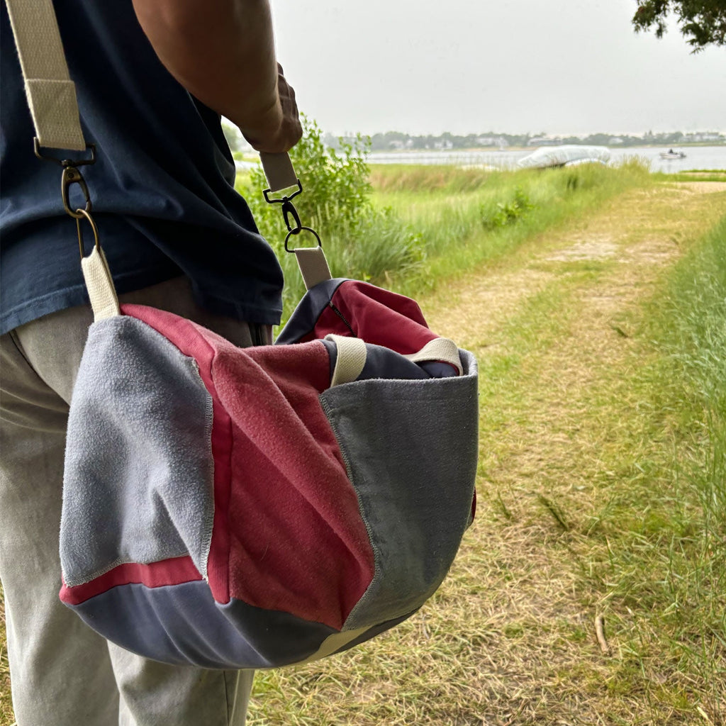 The Duffel - Red & Blue