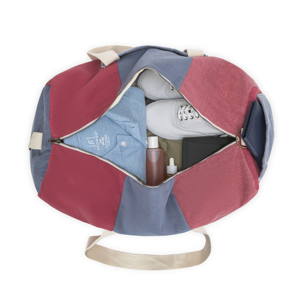 The Duffel - Red & Blue