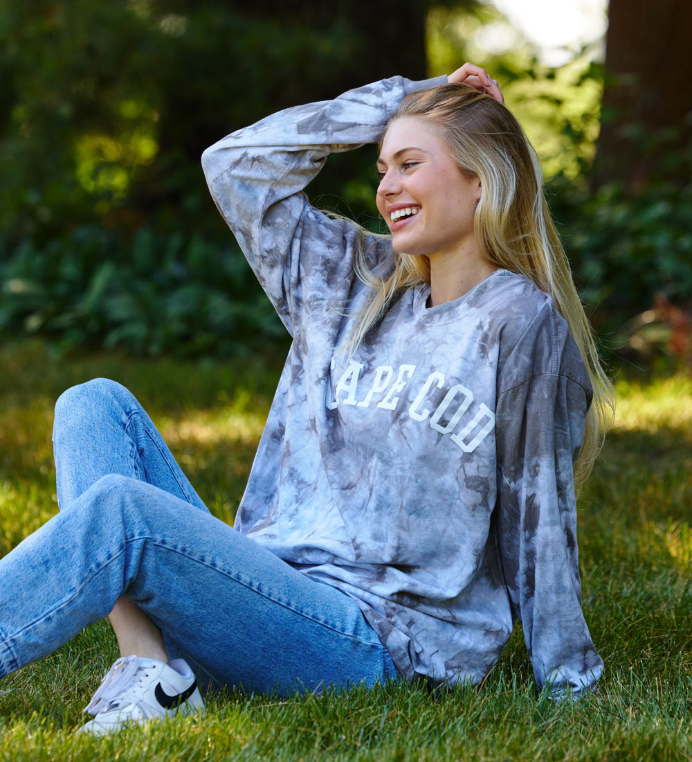 Beantown Cloud Wash Long Sleeve Tee